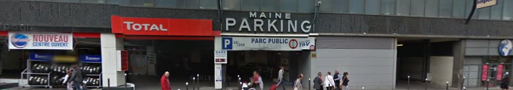 Parking Maine gare Montparnasse